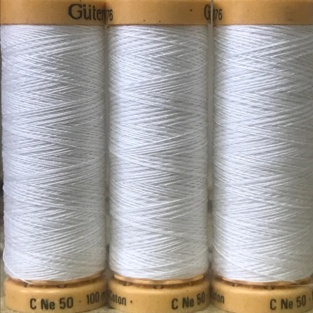 Gutermann - 5709 - White Cotton Thread - Image 2
