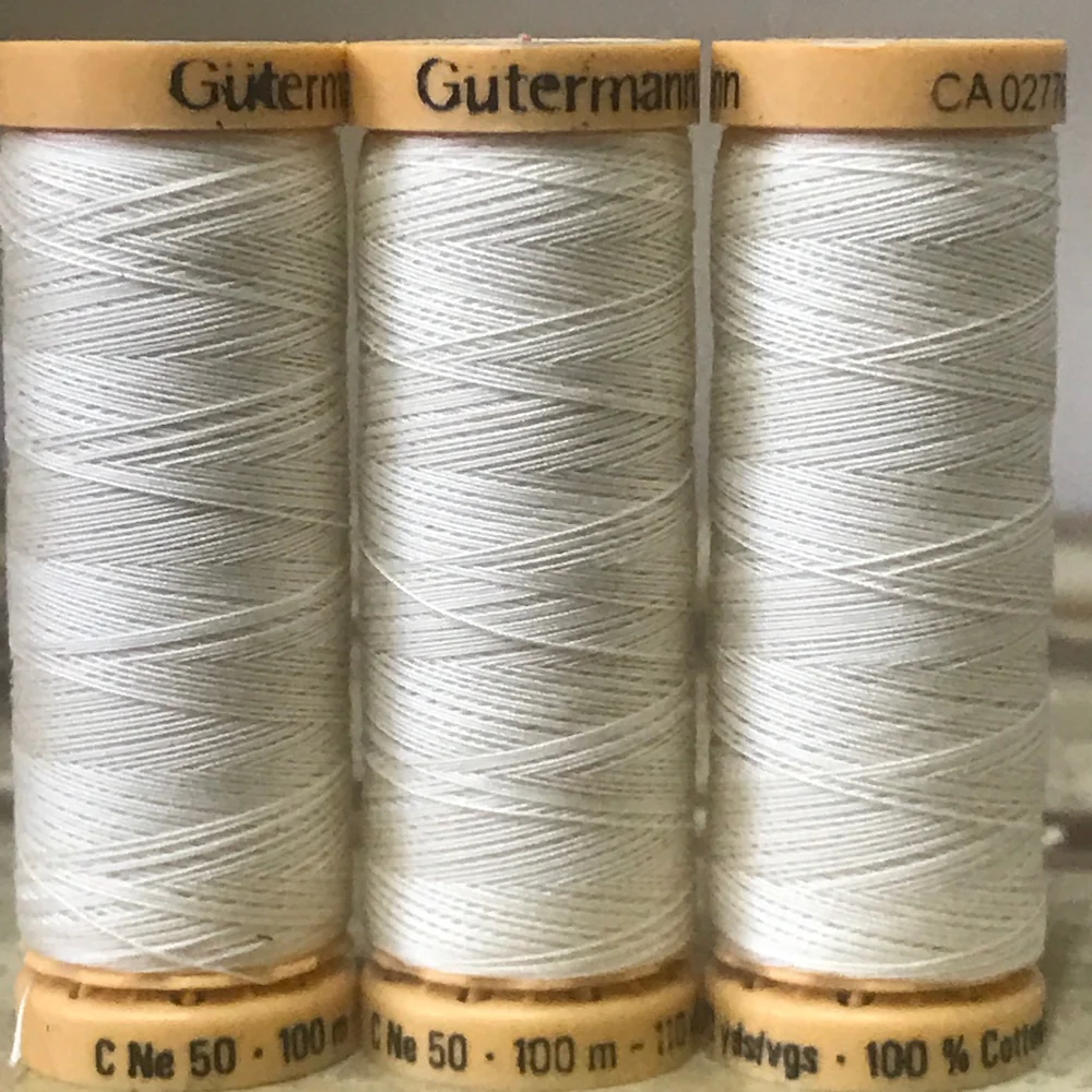 Gutermann - 919 - Cream Cotton Thread - Image 2