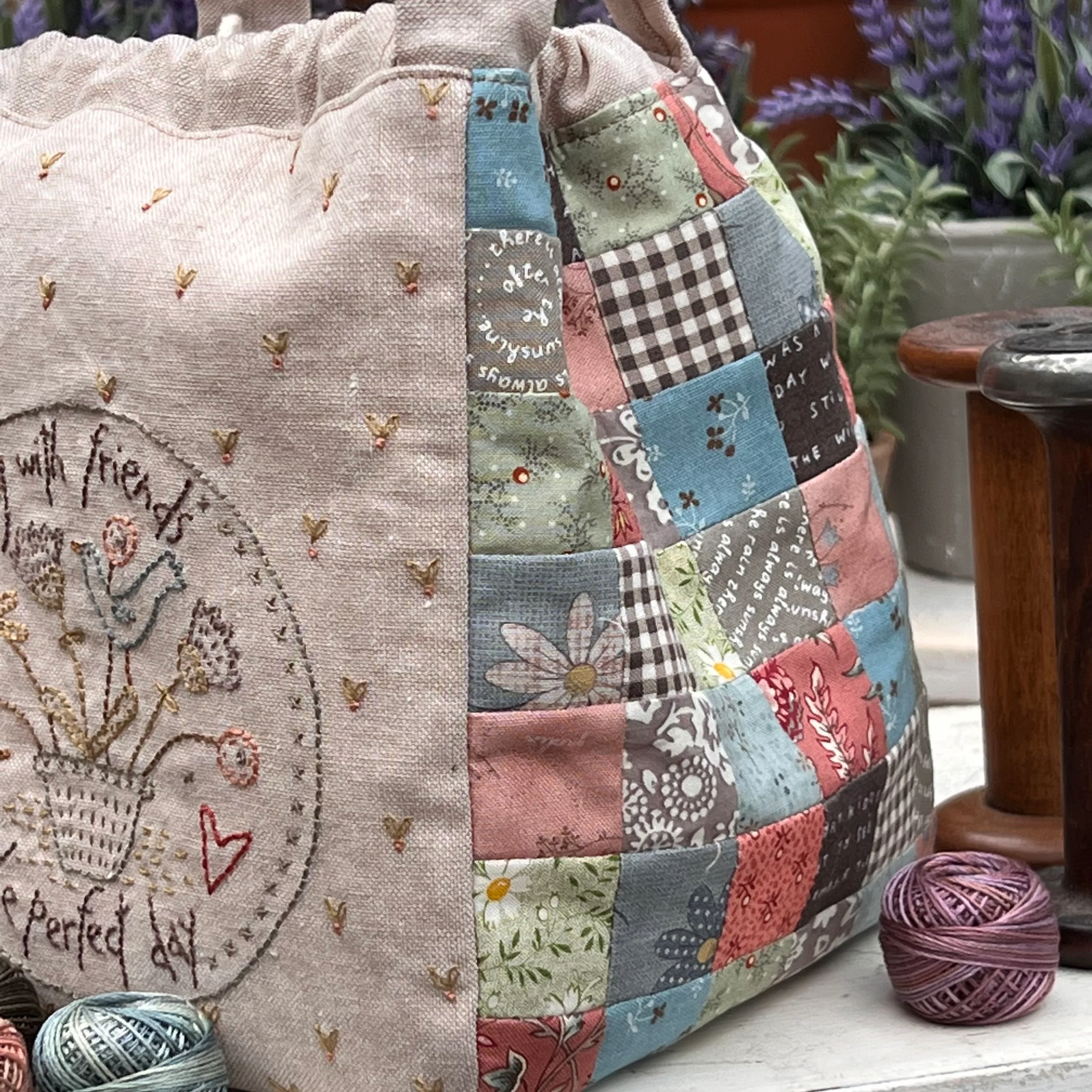 Love To Sew Drawstring Bag - Image 3
