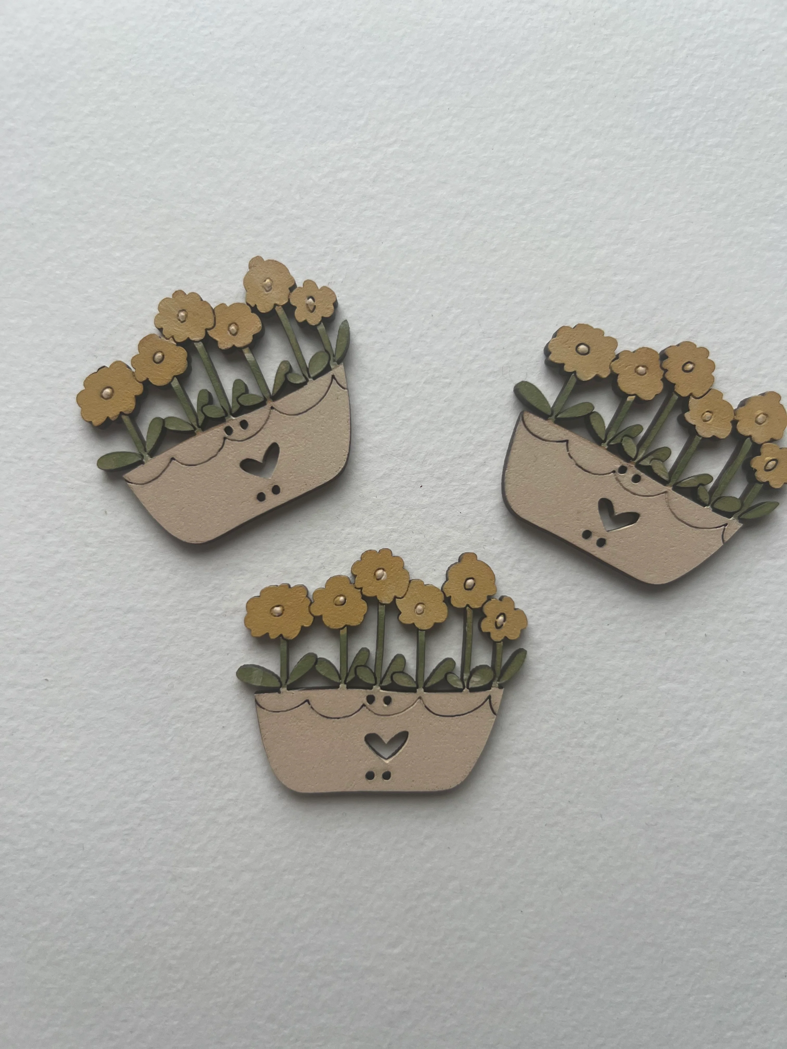Oblong Pot Flowers - Image 5