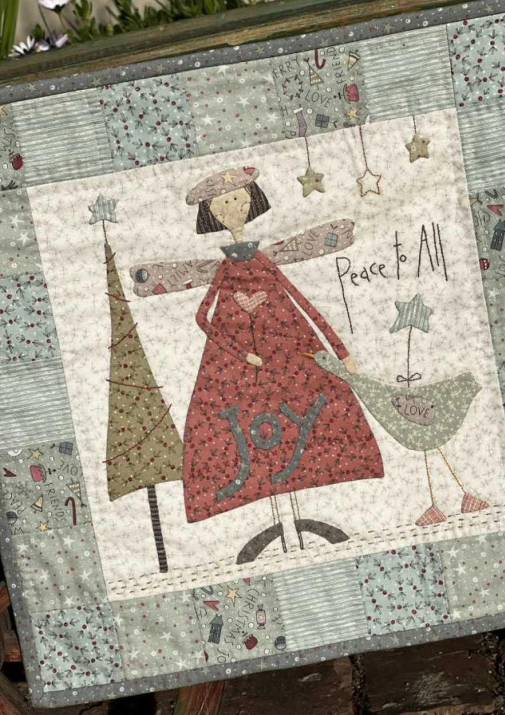 Peace and Joy Wall Hanging