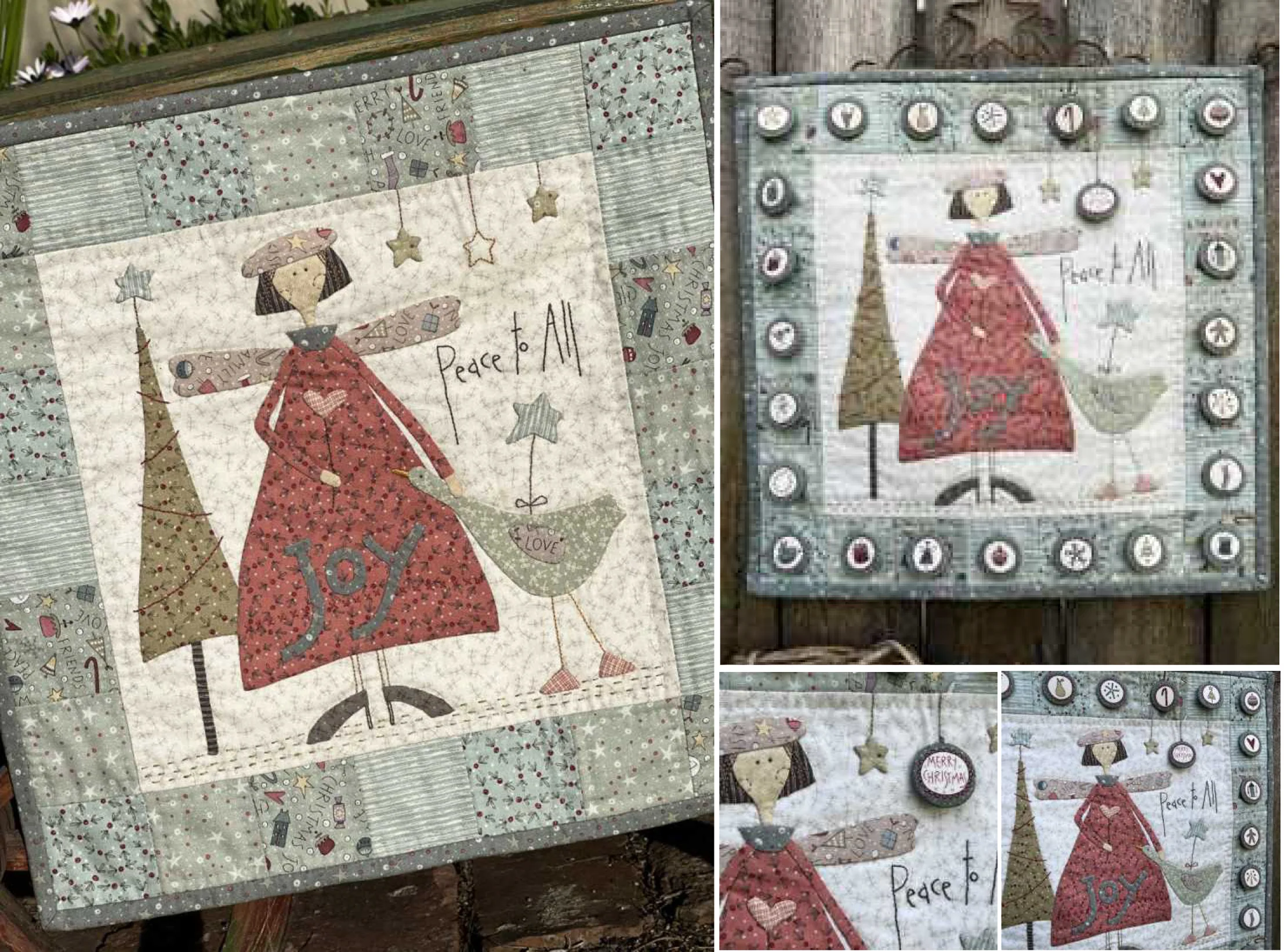 Peace and Joy Wall Hanging - Image 2
