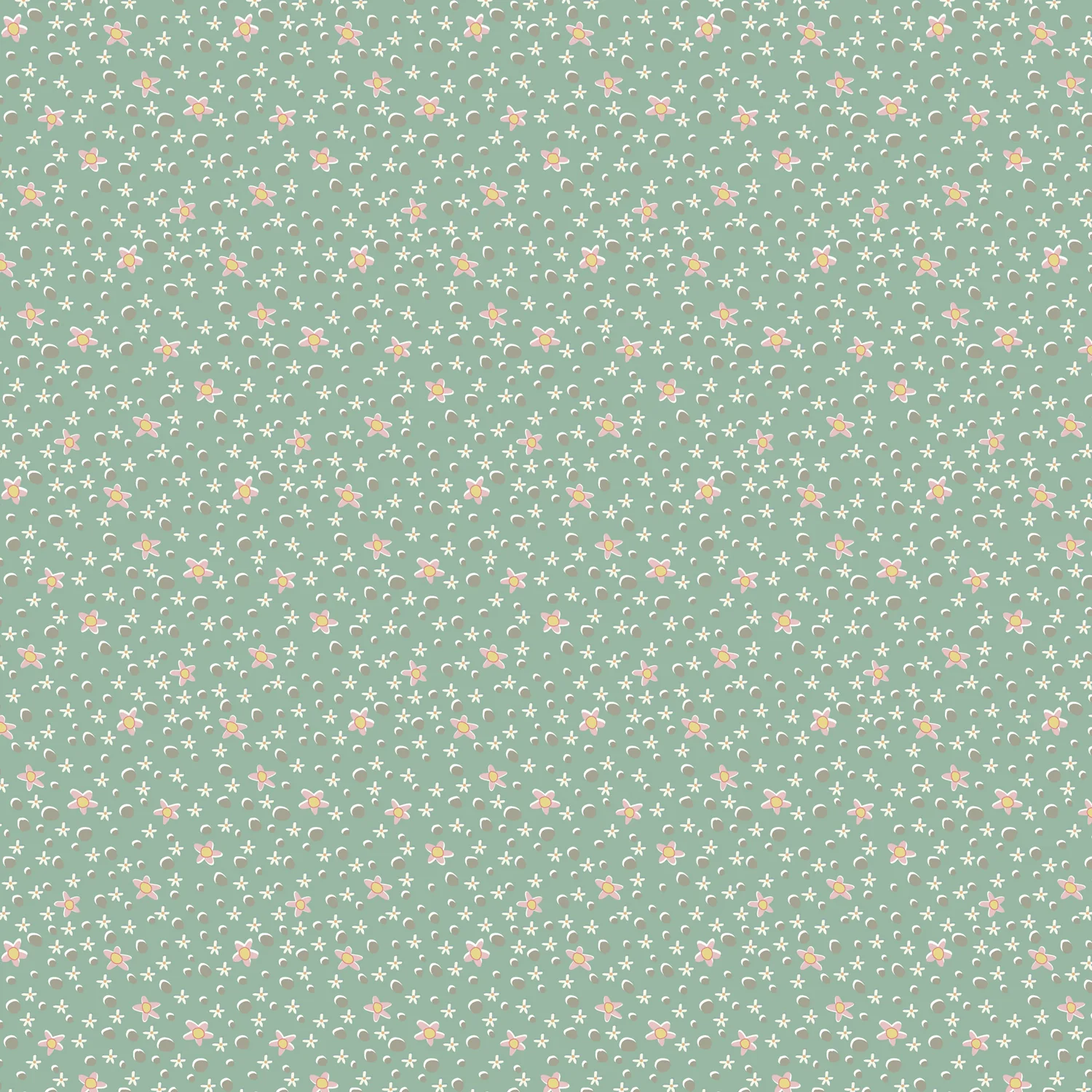 Slow and Steady - DV7429 - Daisy Spot - Blue