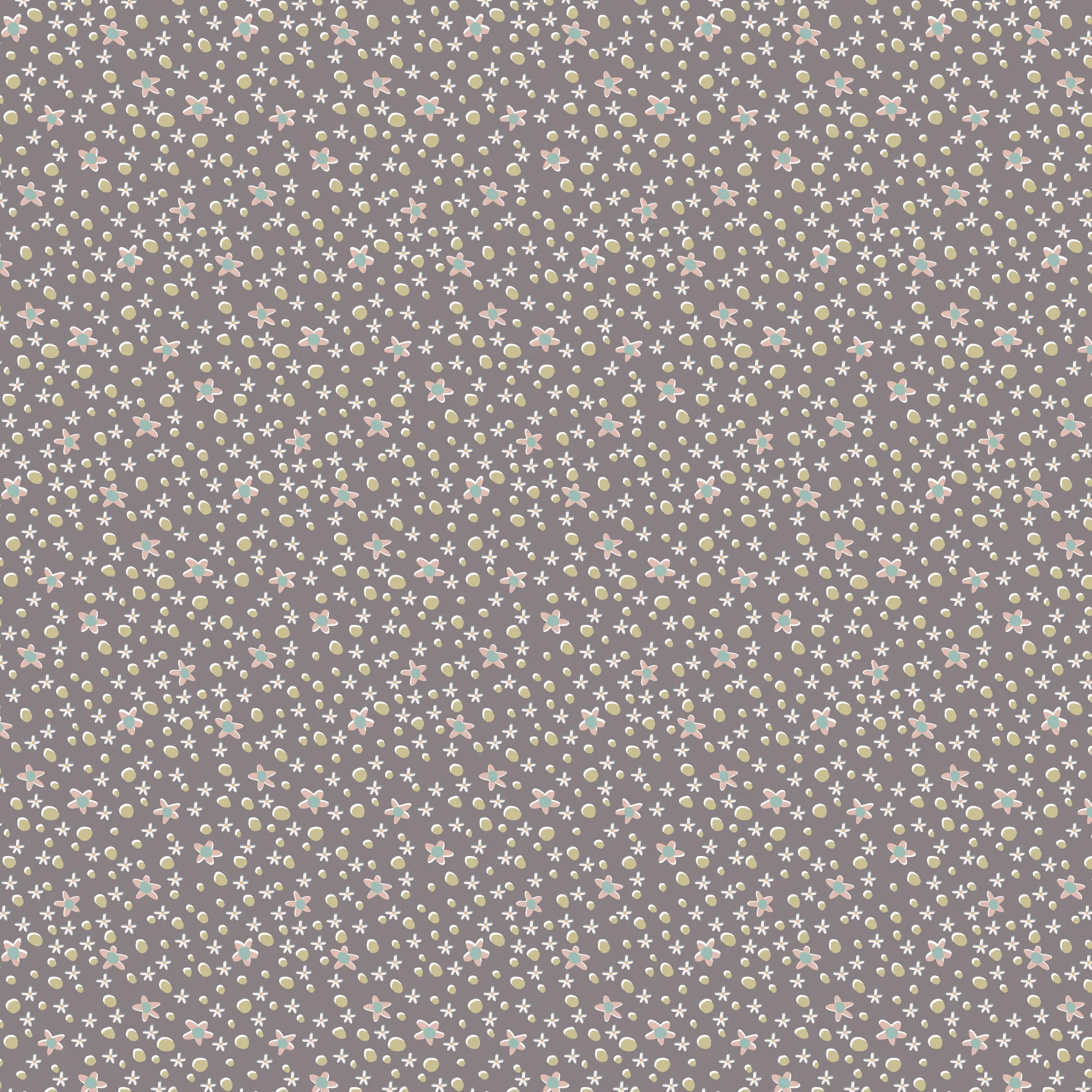 Slow and Steady - DV7430 - Daisy Spot - Charcoal