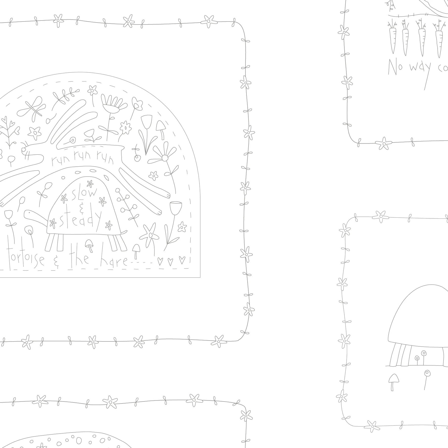 Slow and Steady - DV7441 - Panel - Preprinted Stitchery - Image 2